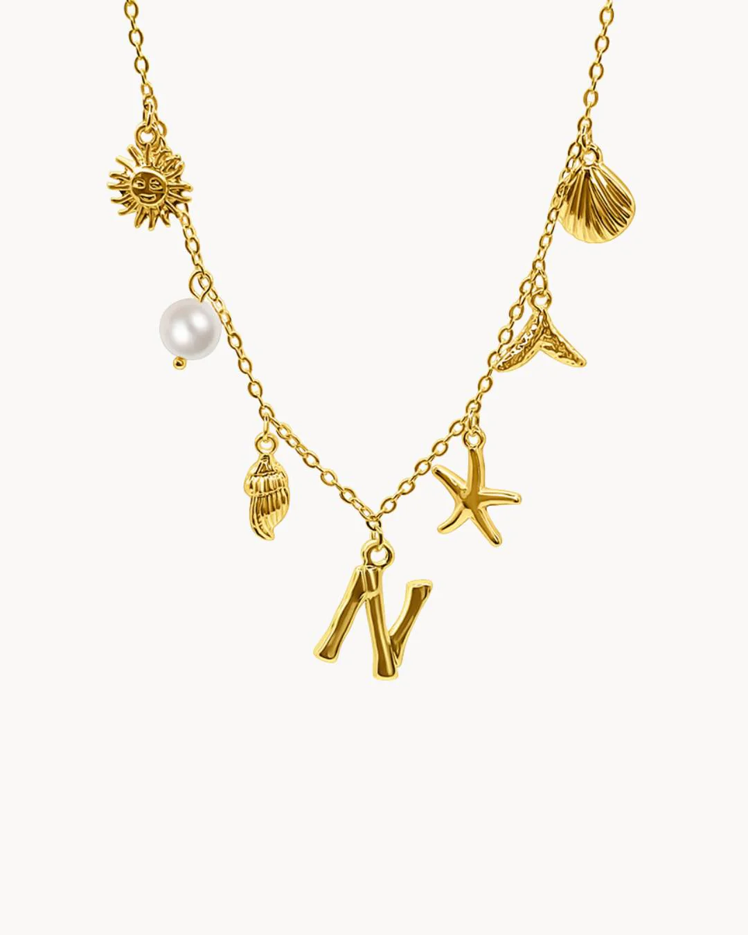 Capri Letter Necklace - Image 15