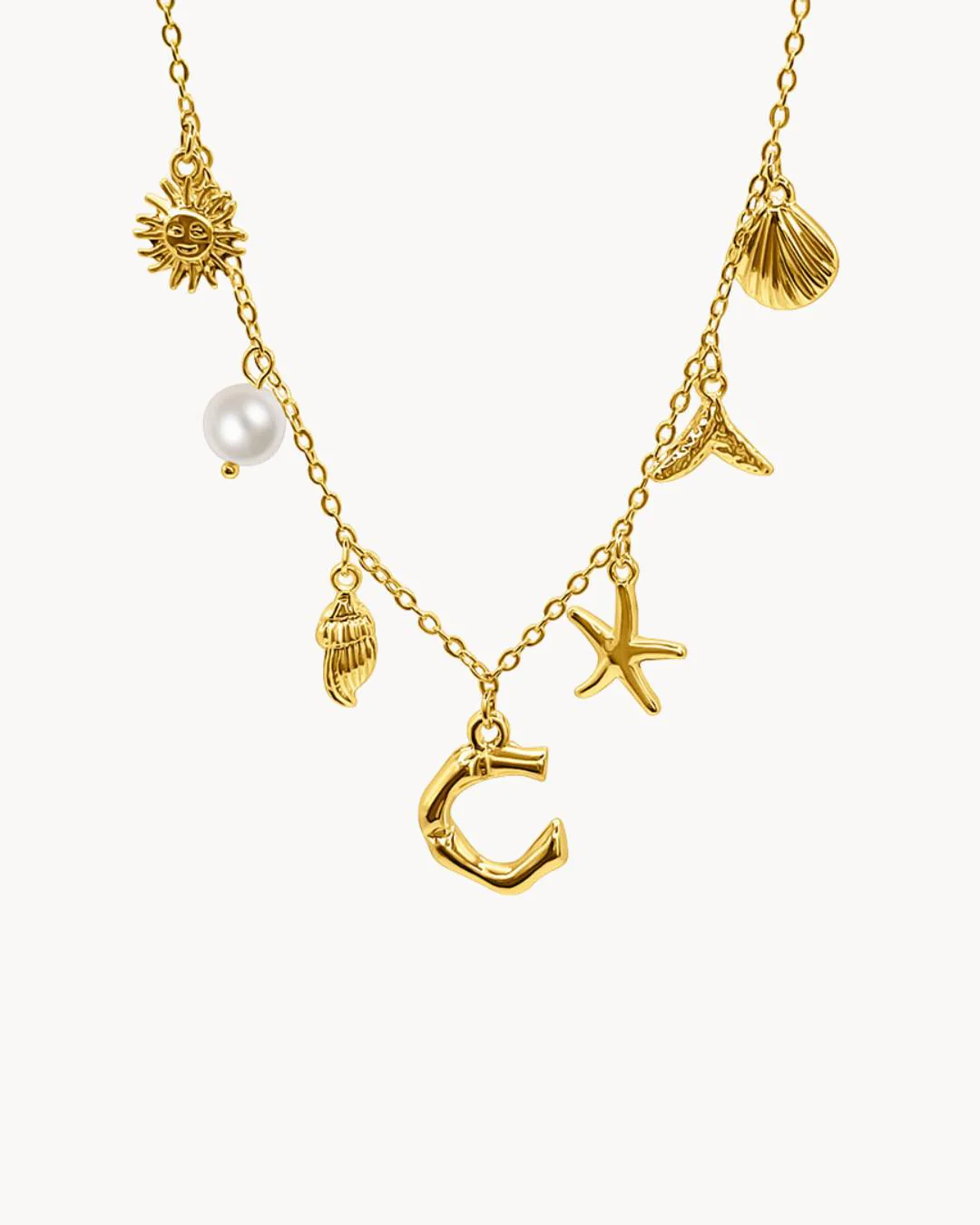 Capri Letter Necklace - Image 4
