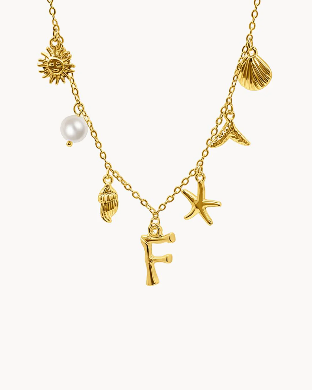 Capri Letter Necklace - Image 7