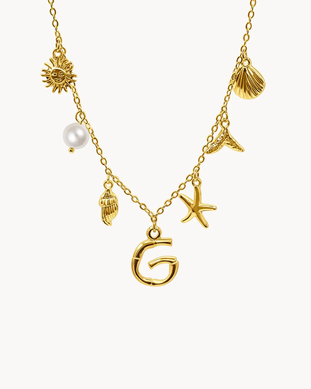 Capri Letter Necklace - Image 8