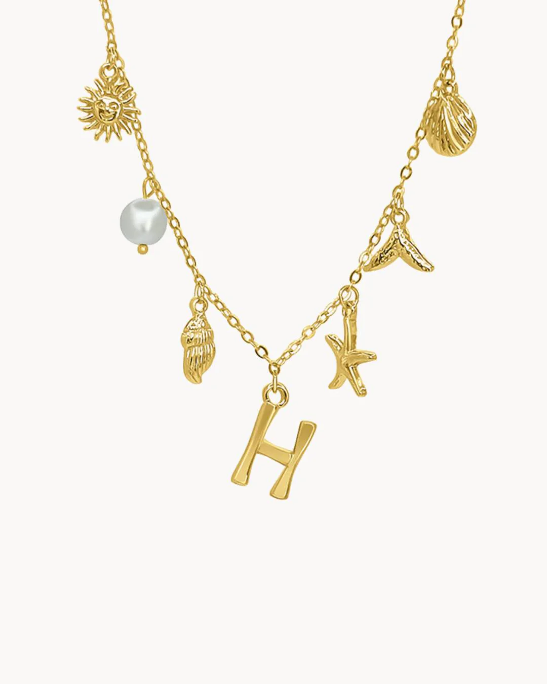 Capri Letter Necklace - Image 9